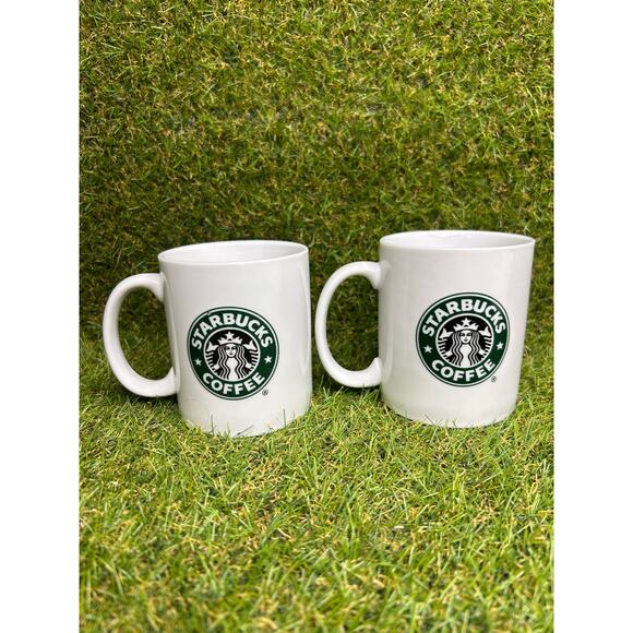 Starbucks 2006 Classic White Green Mermaid‎ Siren Logo Coffee Cup Set - Picture 7 of 8